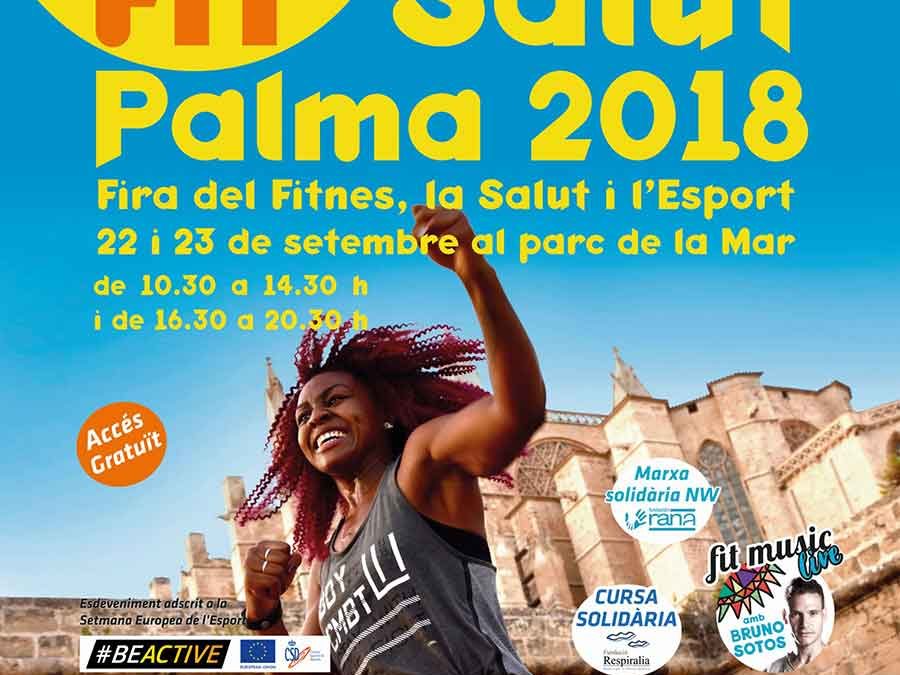 Nordic Walking Palma participa a la fira FitSalut 2018 al Parc de la Mar (22 i 23 de setembre)