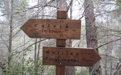 Excursió Calvià-Galilea. Dissabte 1 de Desembre de 2018