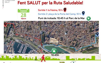 Nordic Walking Saludable Diada de les Illes Balears. Dijous, 28 de febrer de 2019