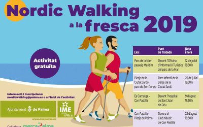 Activitat gratuïta d’Iniciació-NW a la Fresca a Can Pastilla. 23 d’agost a les 19:30h