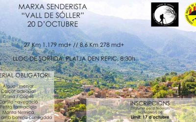 NWPalma participa a la Marxa per la Vall de Sóller. Diumenge 20 de novembre.
