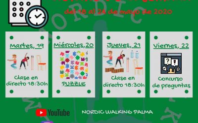 Horario NWPALMA en casa. Semana del 18 al 22 de mayo.