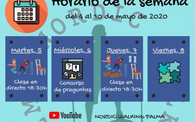 Horari d’activitats NW a Casa. Setmana del 4 al 10 de maig.