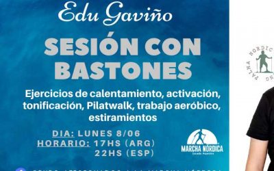 NWPalma participa al “1er Encuentro Iberoamericano Virtual de Marcha Nórdica”