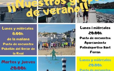 Nuestros grupos de nordic walking – verano 2020.