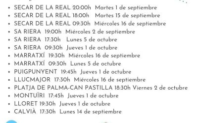 ¿¿Quieres saber quando empieza tu grupo de marcha nórdica??