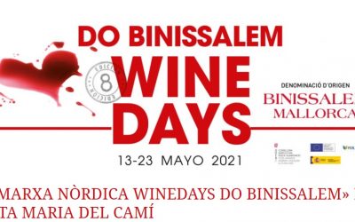 Passejada Wine Days 2021. Dissabte 22 de maig a Santa Maria