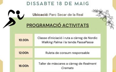 NWPalma participa a la Diada “Esports i primavera”. Dissabte 18 al Secar de la Real.