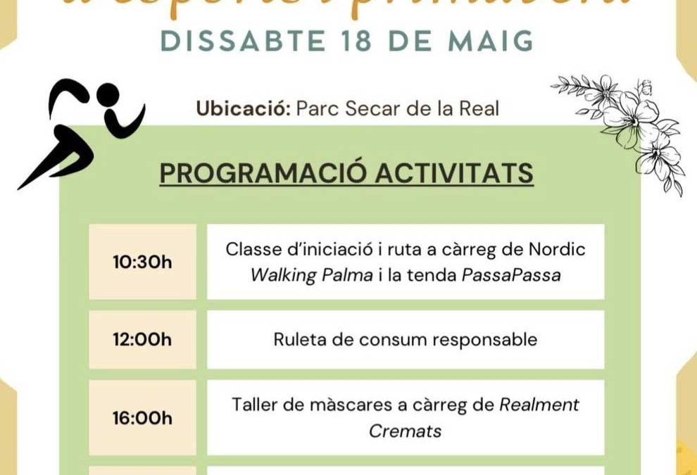 NWPalma participa en la Diada «Deportes y primavera». Sábado 18 en Secar de la Real.