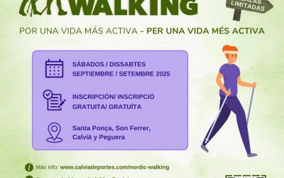 Empieza el NW Calvià 25-26. Marcha del Rei En Jaume: sábado 6 de septiembre a las 9h.